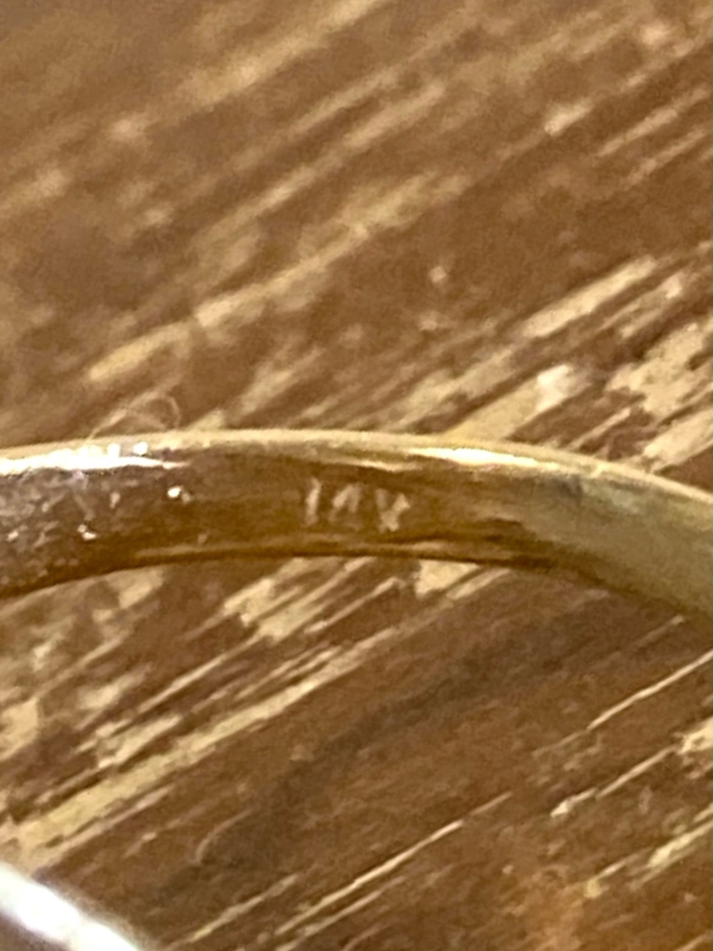 14K Gold Heart Ring “I Love You” White and Yellow Gold Size 9 - Picture 16 of 17